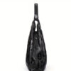 Fashion Luxury Letter Embossed Hobo Shoulder Bag - Image 3
