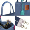 Minimalist Style Blue Versatile Canvas Fashionable Tote Bag - Image 5