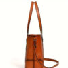 Genuine Leather Vintage Style with Zipper Closure Tote Bag - Image 5